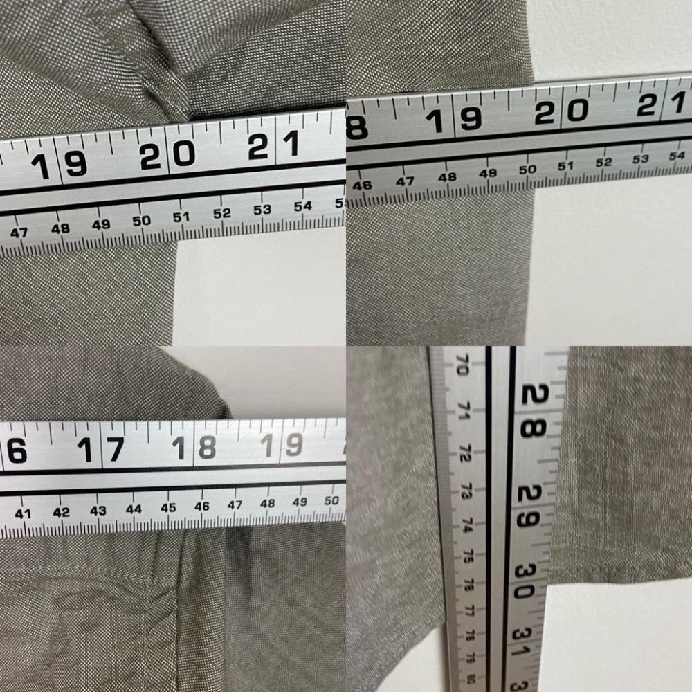NEW NN07 No Nationality Slim Cotton Khaki Short Sleeve Shirt Size XL Sixteen Top - Picture 9 of 10